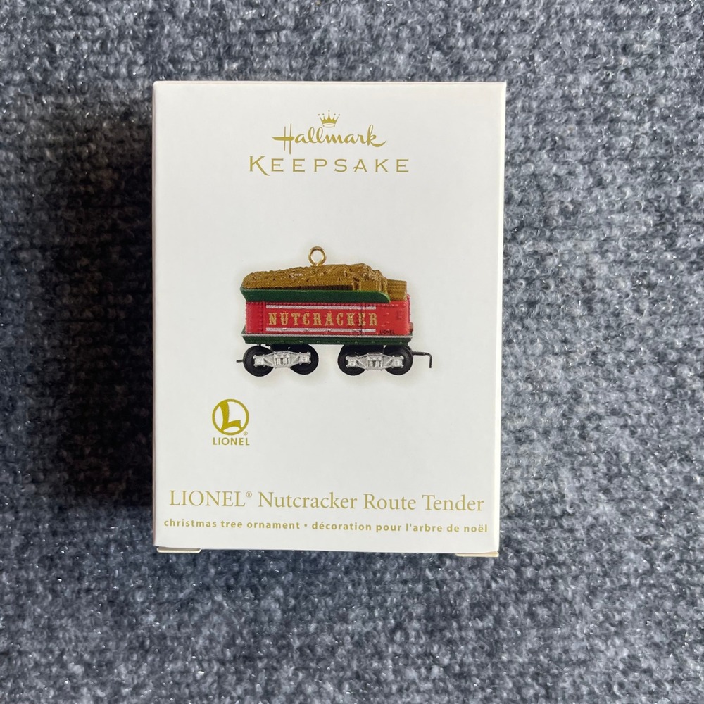 Hallmark Keepsake 2012 Lionel Nutcracker Route Tender Metal Ornament QXI2034